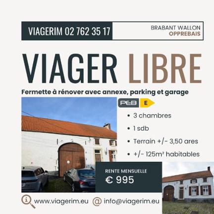 Vente en viager. Maison O3TEWE à Brabant Wallon Incourt miniature
